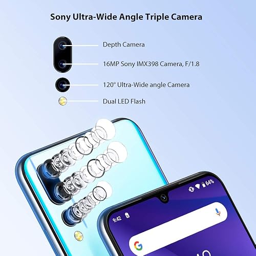 UMIDIGI A5 Pro 6.3'' FHD+ Unlocked Smartphone with Triple Main